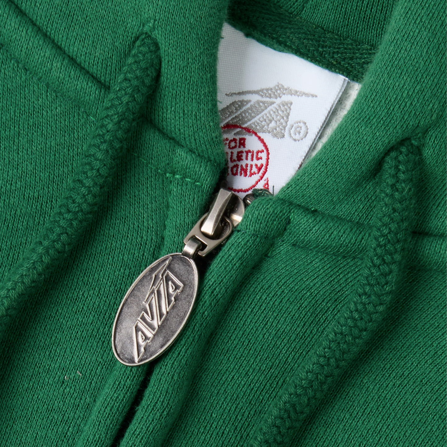 Avia Green Thermal Lined Zipper Hoodie