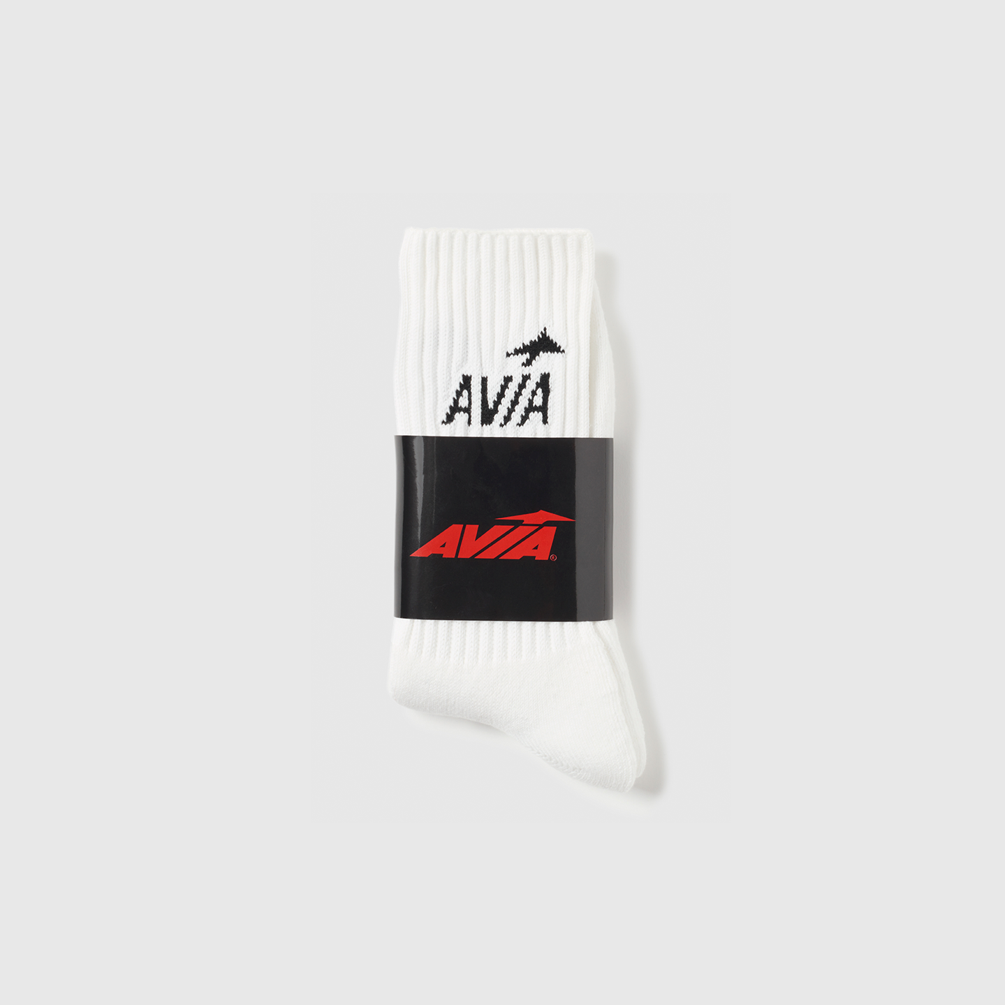 Avia Classic Logo Socks - White / Black