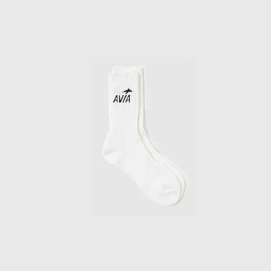 Avia Classic Logo Socks - White / Black