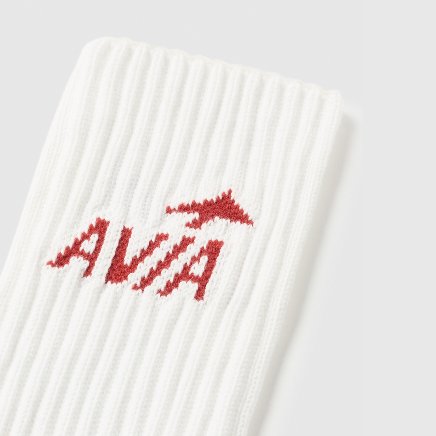 Avia Classic Logo Socks - White / Red